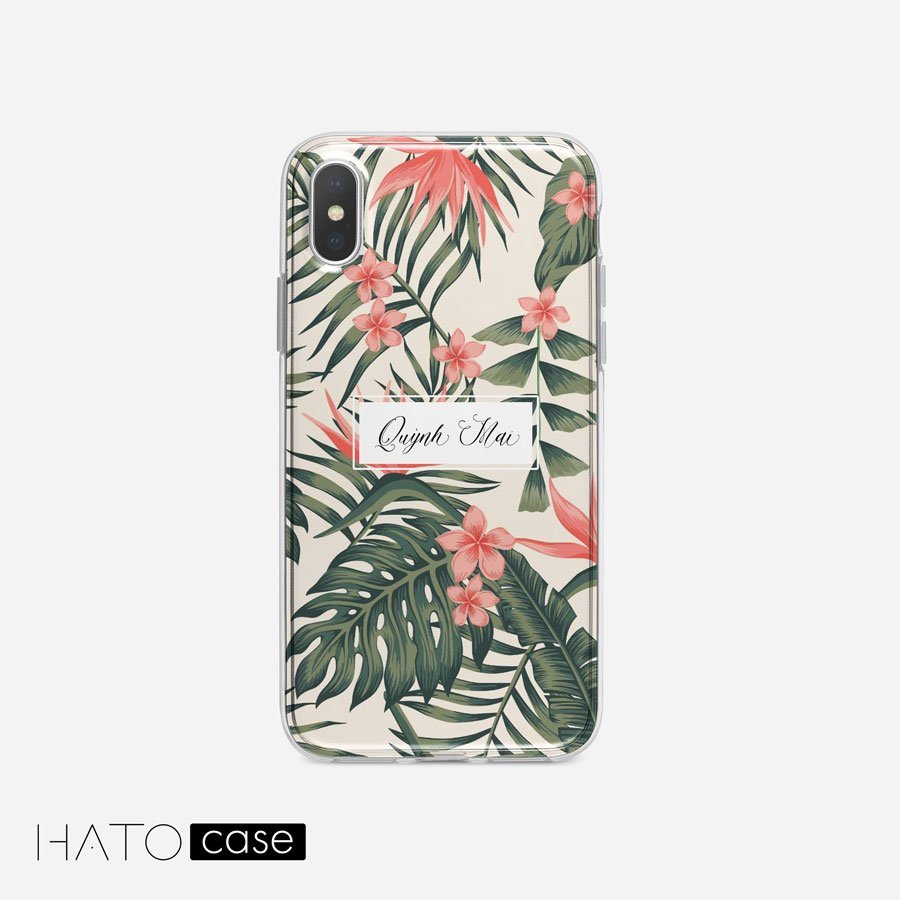 Ốp Lưng Hoa và Lá HL-07