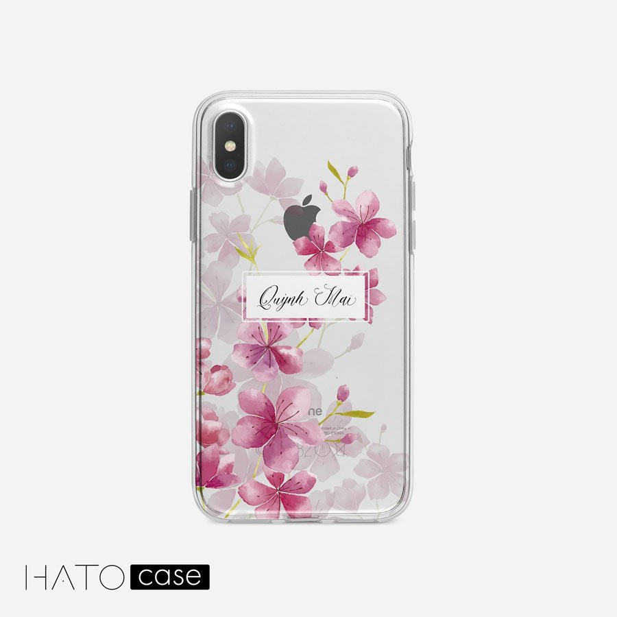 Ốp Lưng Hoa và Lá HL-08