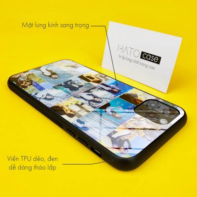 Chất liệu ốp kính in ốp lưng điện thoại theo yêu cầu