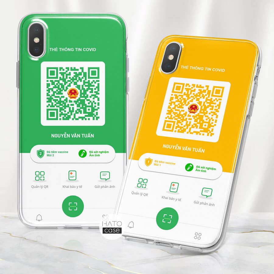 Ốp Lưng Thẻ Xanh Covid