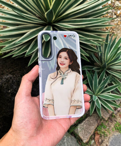 Click to view full screen ốp lưng điện thoại in hình vẽ chân dung