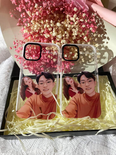 Click to view full screen Ốp Lưng Vẽ Tay Dành Cho Couple photo review